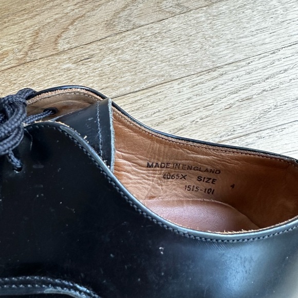 ♻️DONATED DEC. 2023♻️ 
George Cox pointed toe patent leather oxford - Picture 12 of 13